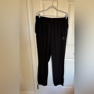 Adidas men’s black drawstring track pants Size XL